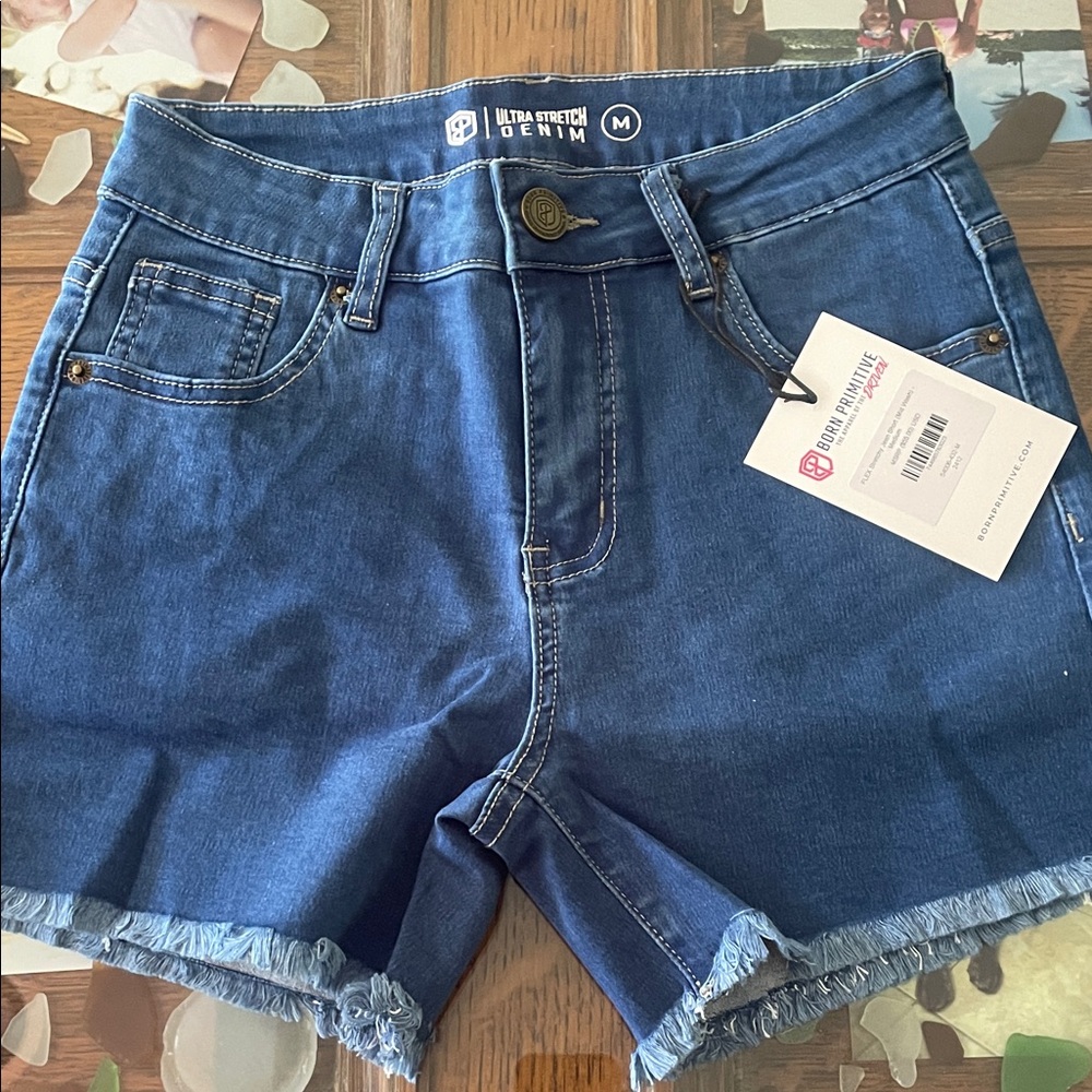 Born Primitive Ultra Stretch Denim Jean Shorts